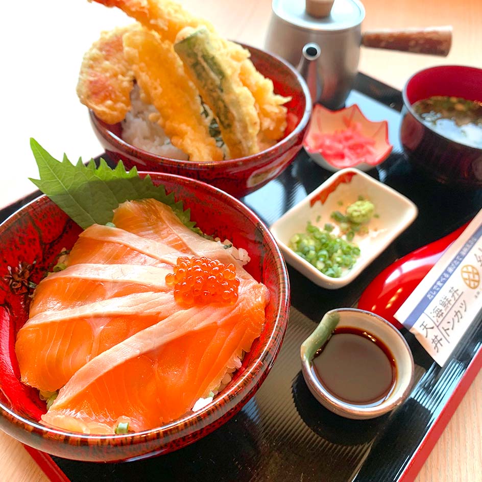ミニビワマス海鮮御膳